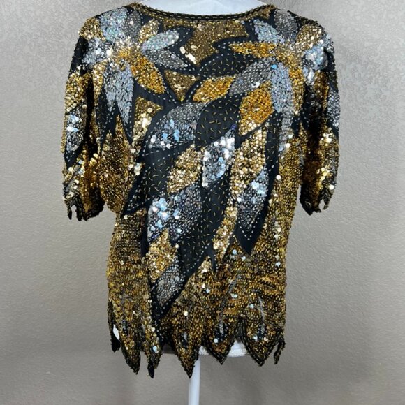 Vintage Sequined Top‎ - Picture 1 of 6